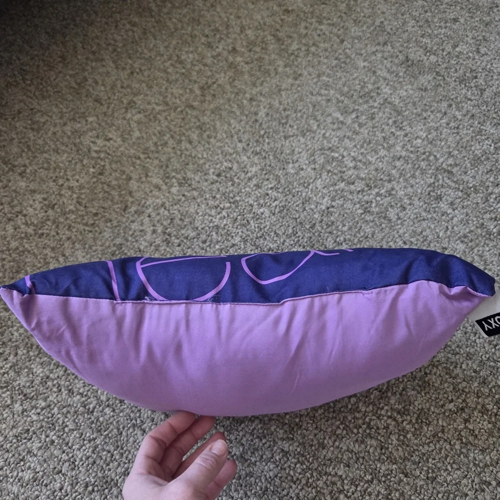 ROXY Throw‎ Pillow Blue/Purple 15x11